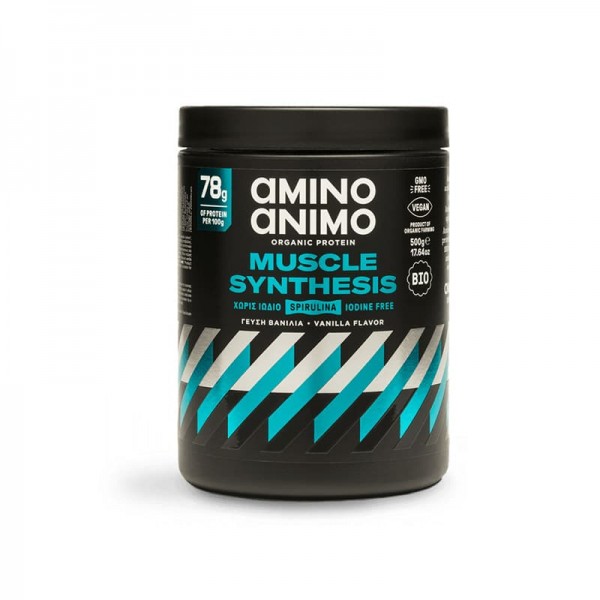 AMINO ANIMO ORGANIC PROTEIN MUSCLE SYNTHESIS 500GR VANILLA