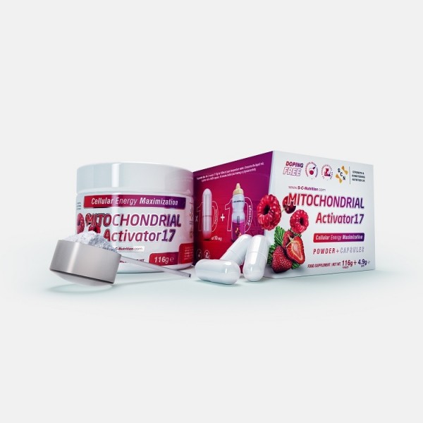 S-C-NUTRITION MITOCHONDRIAL ACTIVATOR17 116G + 4,9G RED FRUITS