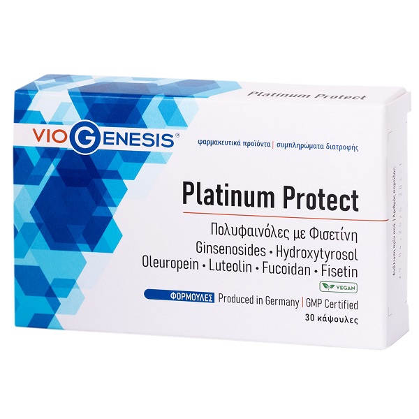 VIOGENESIS PLATINUM PROTECT 30CAPS