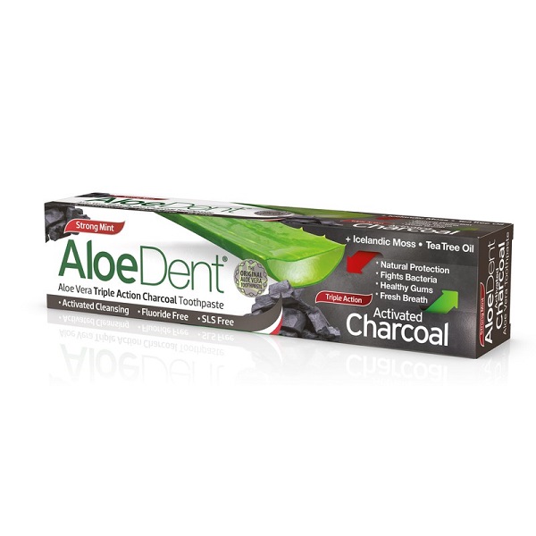 ALOE DENT TRIPLE ACTION CHARCOAL TOOTHPASTE 100ML