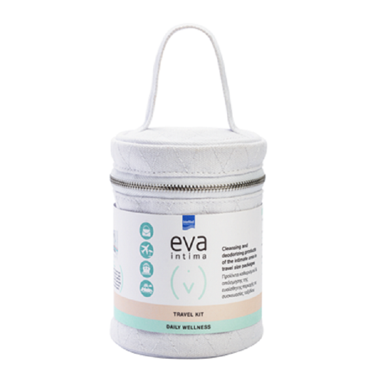 EVA INTIMA TRAVEL KIT Fresh & Clean Maxi Size Towelettes 10 τμχ &  Foaming Wash 50 ml & Wash Original 60 ml