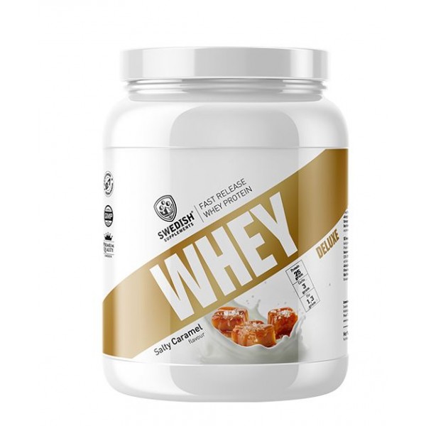 SWEDISH SUPPLEMENTS WHEY PROTEIN DELUXE SALTY CARAMEL FLAVOUR 920GR