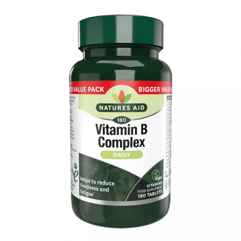 NATURES AID VITAMIN B COMPLEX DAILY 180 TABS