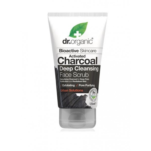 DR.ORGANIC ACTIVATED CHARCOAL DEEP CLEANSING FACE SCRUB 125ML