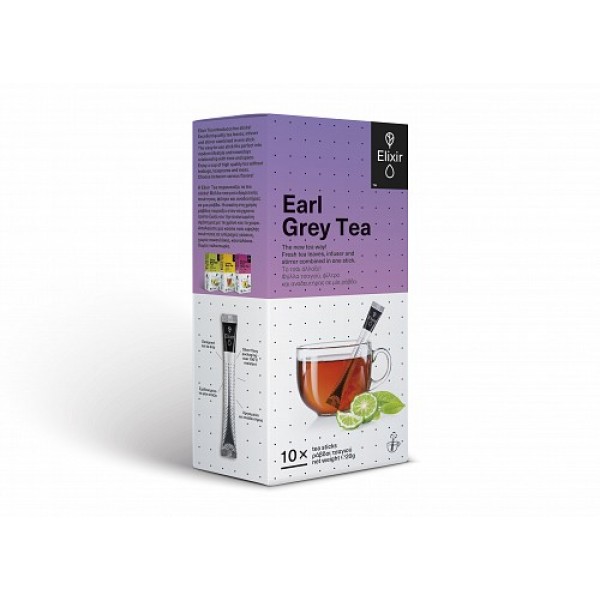 ELIXIR EARL GREY TEA 10 TEA STICKS 