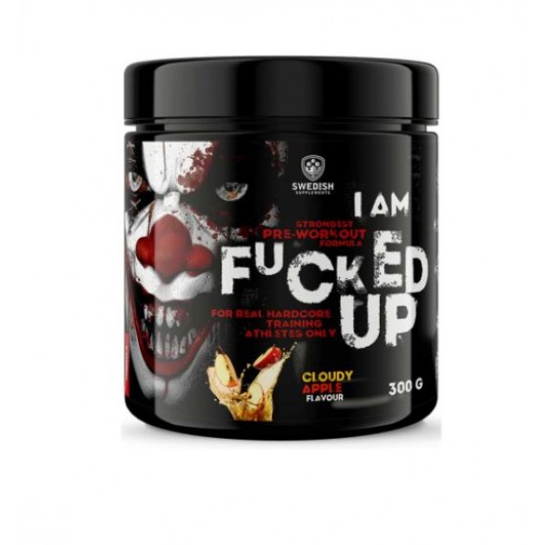 SWEDISH SUPPLEMENTS F#CKED UP JOKER CLOUDY APPLE FLAVOUR 300GR
