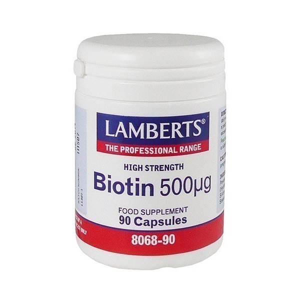 LAMBERTS BIOTIN 500MCG 90CAPS