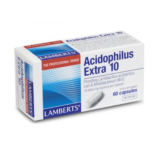 LAMBERTS ACIDOPHILUS EXTRA 10 60CAPS