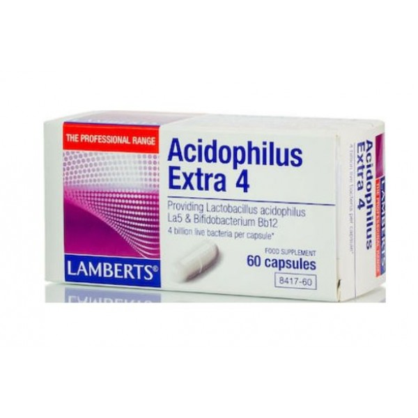 LAMBERTS ACIDOPHILUS EXTRA 4 60CAPS