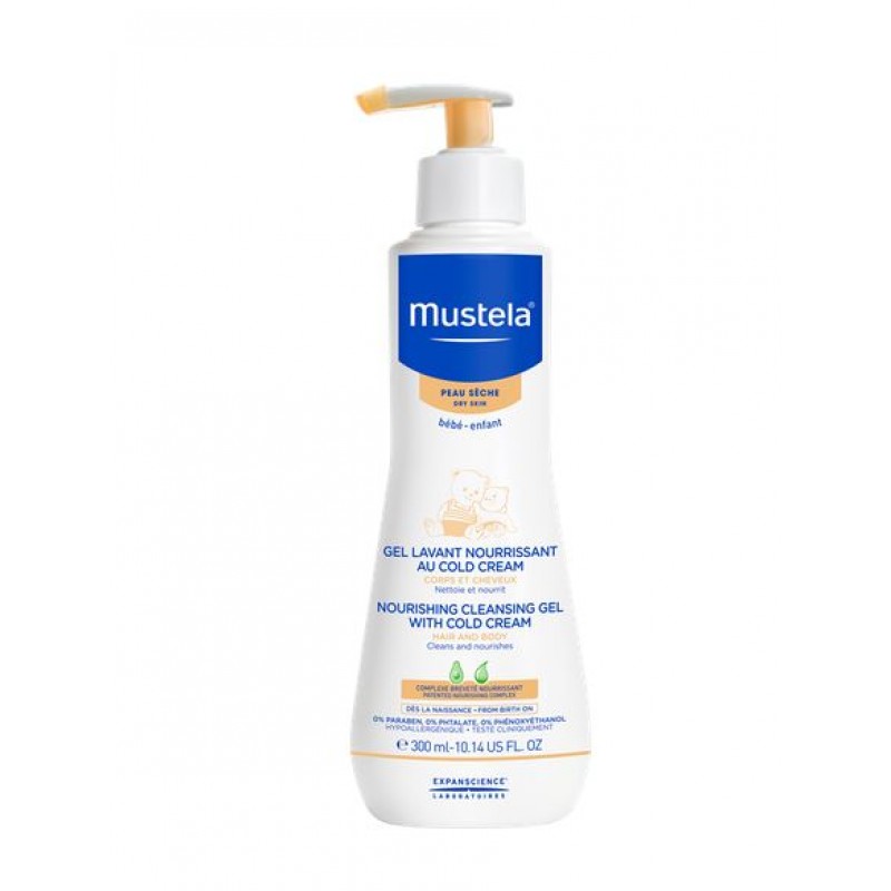 MUSTELA NOURISHING CLEANSING GEL AND COLD CREAM 300ML