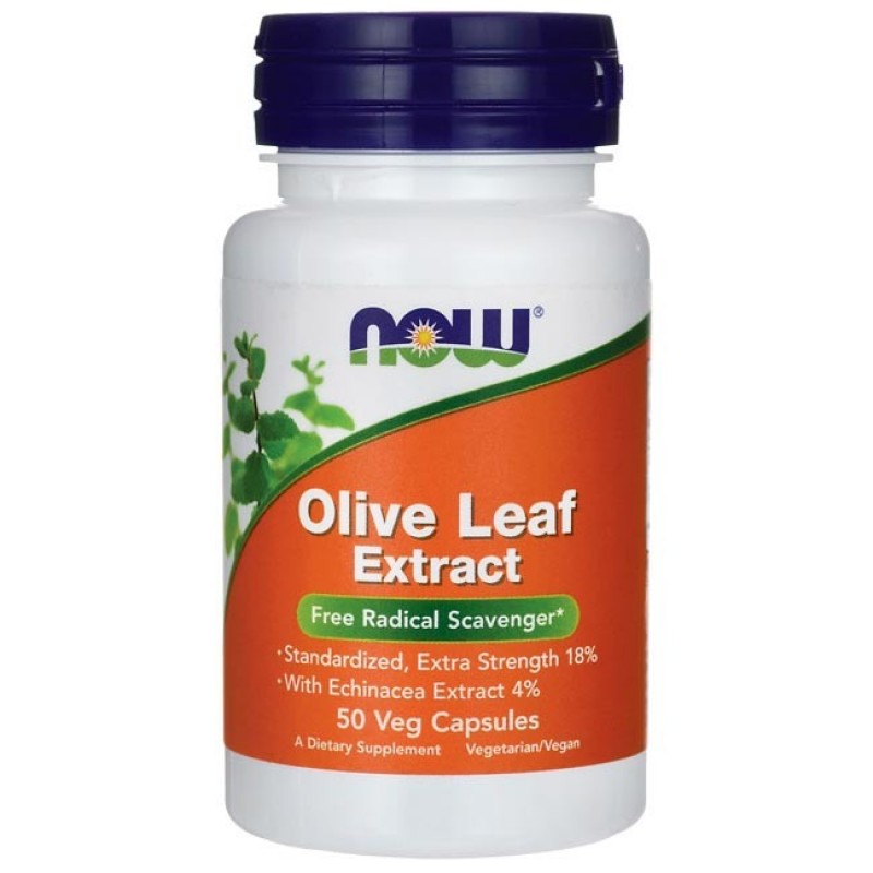 NOW OLIVE LEAF EXTRACT EXTRA STRENGTH 50 VCAPS