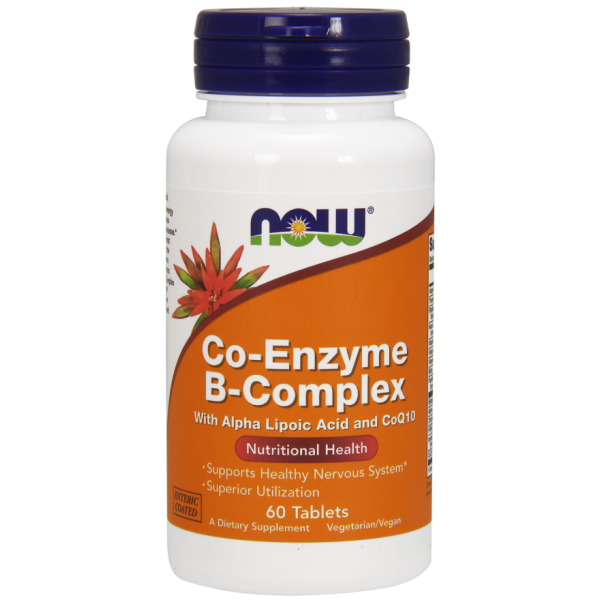NOW CO-ENZYME B-COMPLEX WITH ALPHA LIPOIC ACID