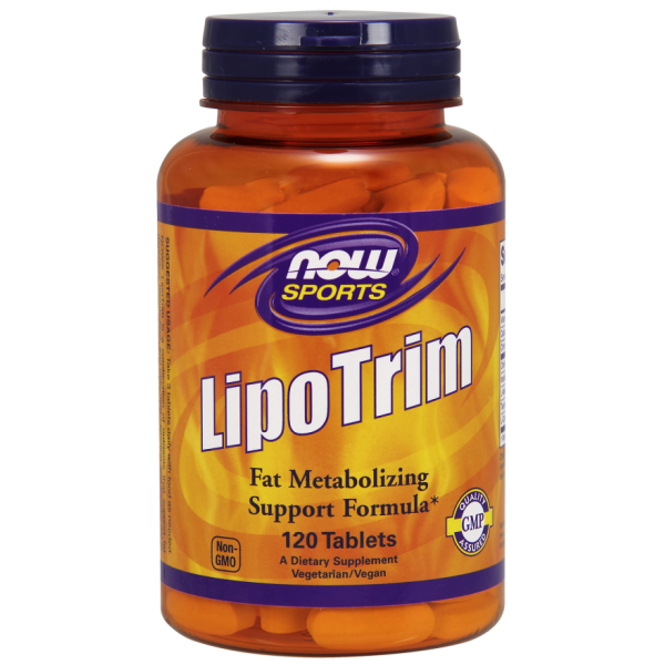 NOW LIPOTRIM HIGH POTENCY WITH L-CARNITINE AND CHROMIUM 120 TABS