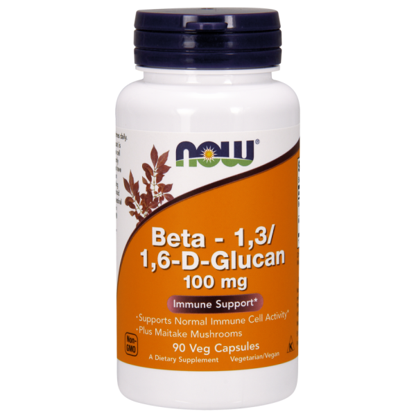 NOW BETA 1.3/1.6 GLUCAN 100MG 90 VCAPS