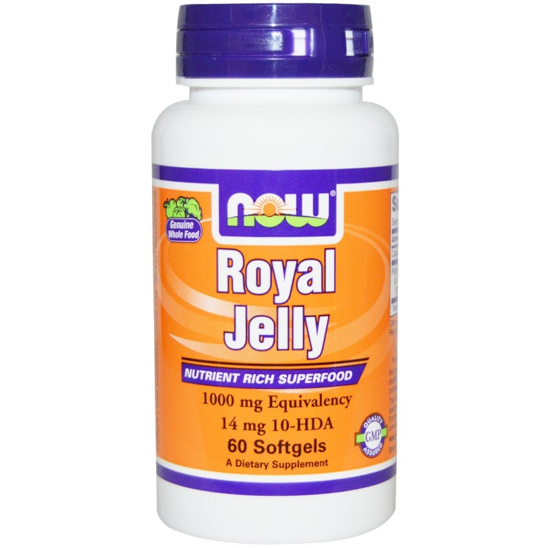 NOW ROYAL JELLY 1000mg  60 SOFTGELS