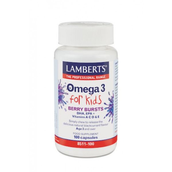 LAMBERTS OMEGA 3 FOR KIDS 100CAPS