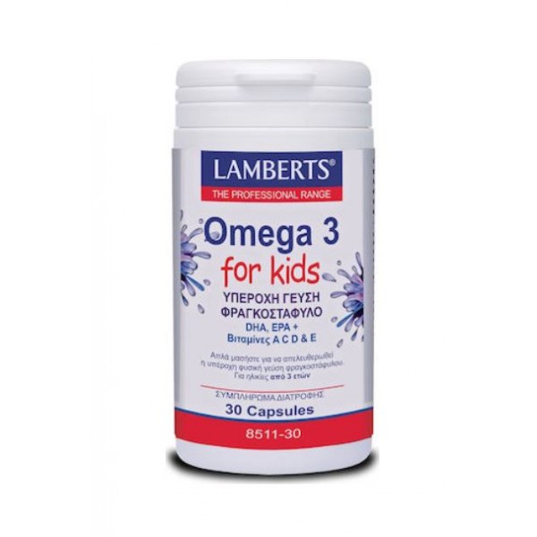 LAMBERTS OMEGA 3 FOR KIDS 30CAPS