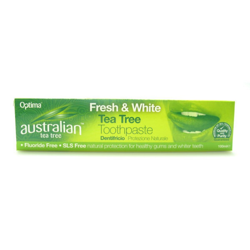 OPTIMA AUSTRALIAN TEA TREE FRESH & WHITE TOOTHPASTE 100ML
