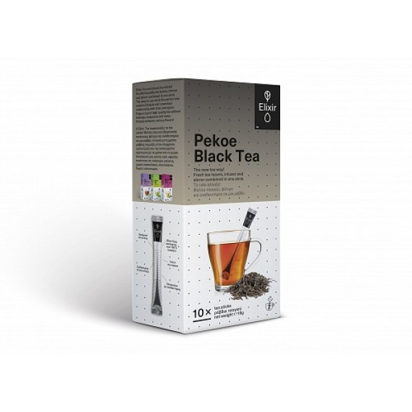 ELIXIR PEKOE BLACK TEA 10 TEA STICKS 