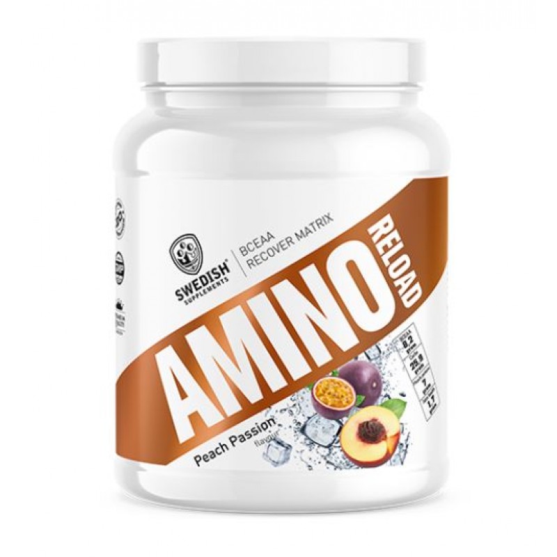 SWEDISH SUPPLEMENTS AMINO RELOAD PEACH PASSION FLAVOUR 1KG