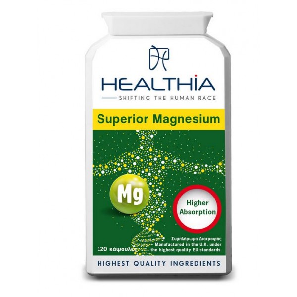 HEALTHIA SUPERIOR MAGNESIUM 120CAPS