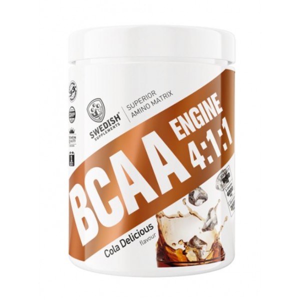 SWEDISH SUPPLEMENTS BCAA ENGINE 4:1:1 COLA DELICIOUS  FLAVOUR 400GR