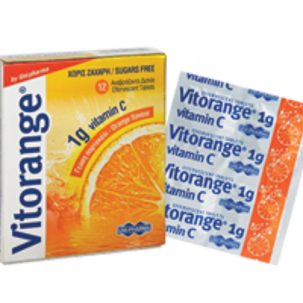 VITORANGE VIT. C 1000mg 12 Eff.tablets