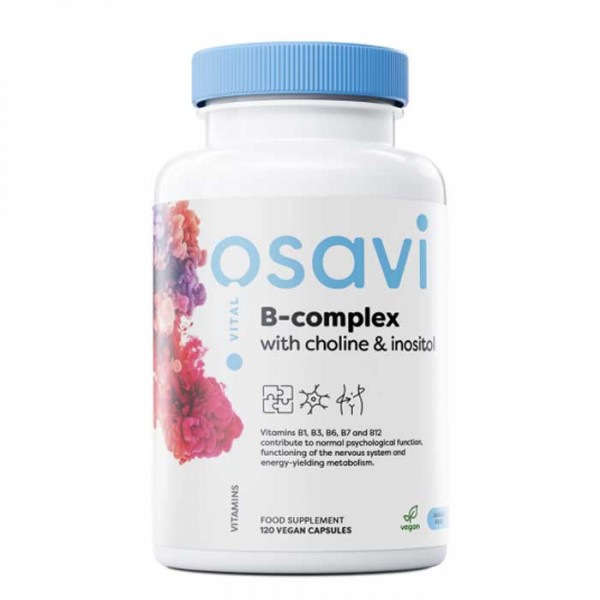OSAVI B-COMPLEX CHOLINE INOSITOL 120VCAPS