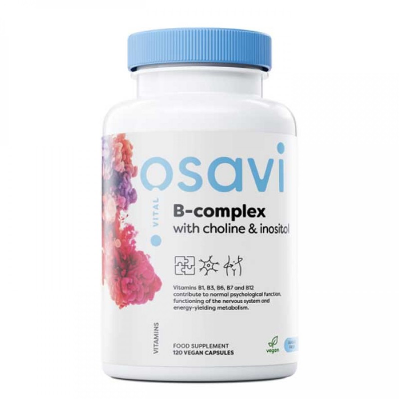OSAVI B-COMPLEX CHOLINE INOSITOL 120VCAPS