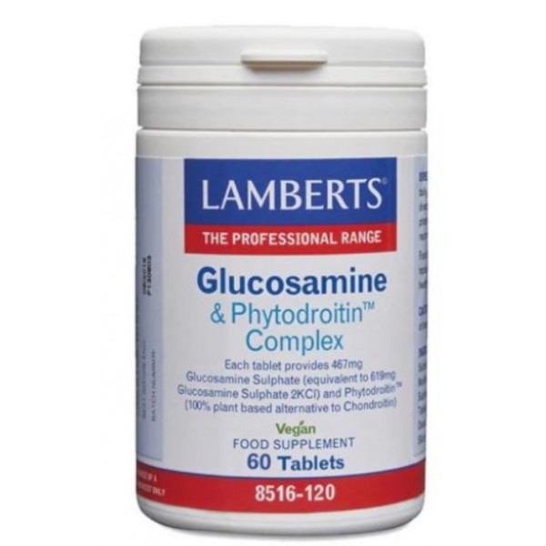 LAMBERTS GLUCOSAMINE & PHYTODROITIN COMPLEX 60TABS