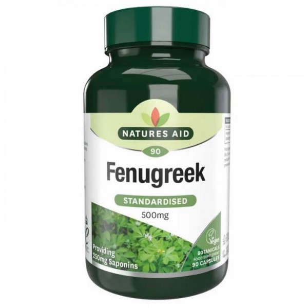 NATURES AID FENUGREEK 500MG 90VCAPS