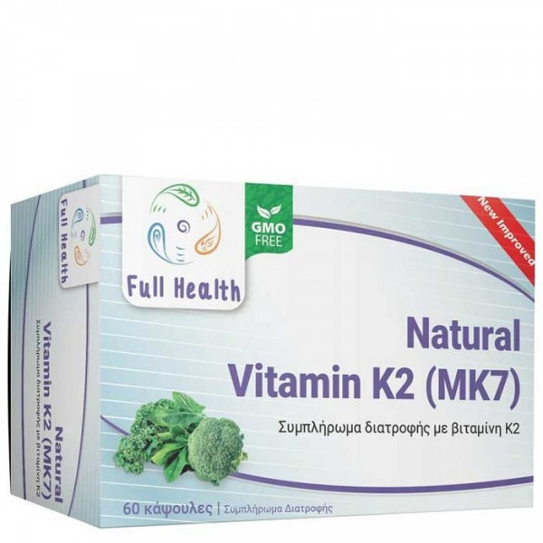 FULL HEALTH NATURAL VITAMIN K2 MK7 60VCAPS