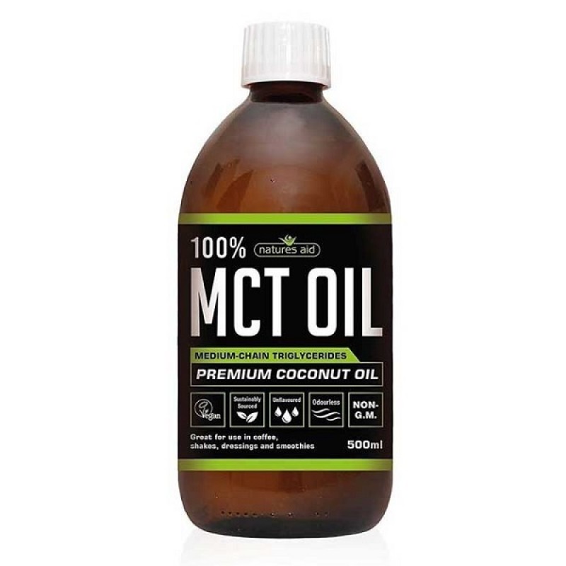 NATURES AID PURE MCT OIL 100% 500ML