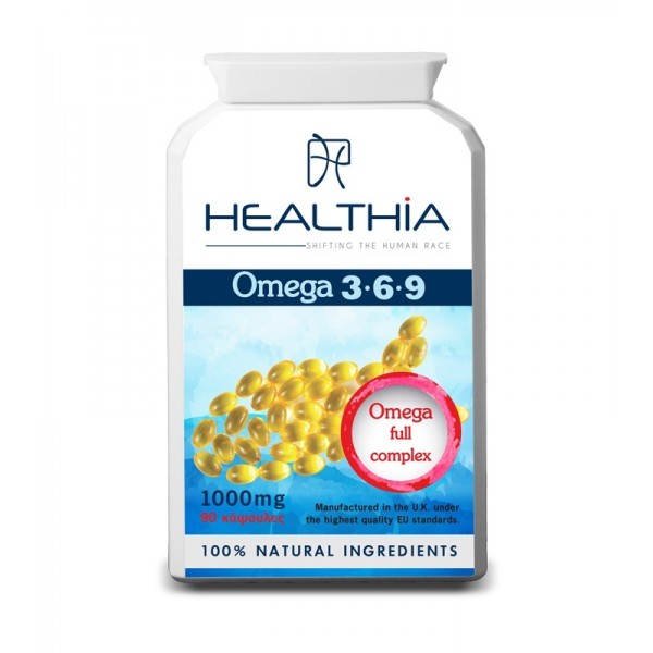HEALTHIA OMEGA 3-6-9 1000MG 90CAPS