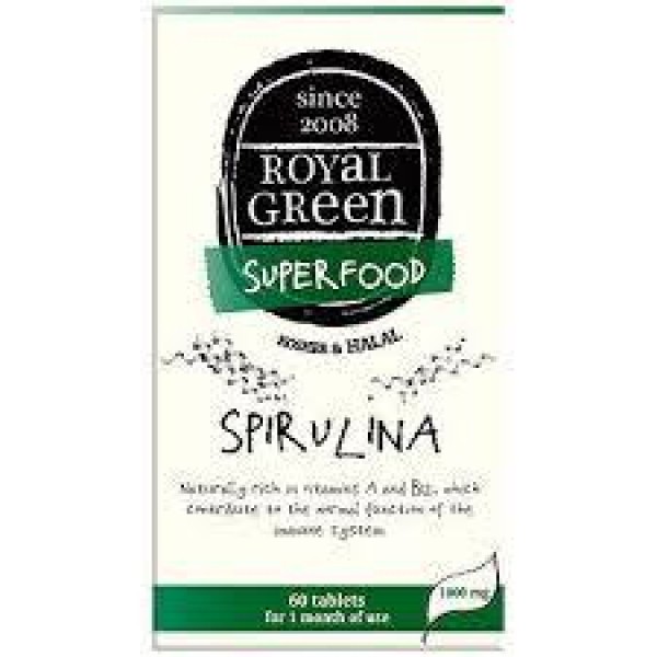 ROYAL GREEN SPIROULINA 60 CAPS