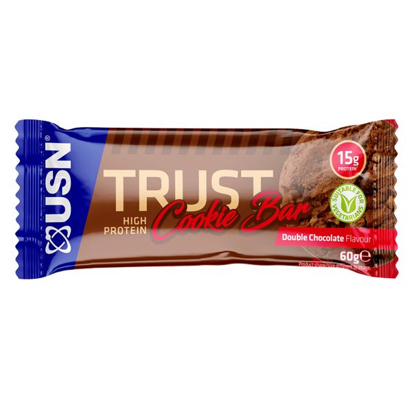 USN TRUST PROTEIN COOKIE BAR 60G DOUBLE CHOCO